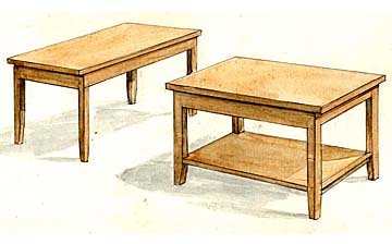 Деревянные столы 